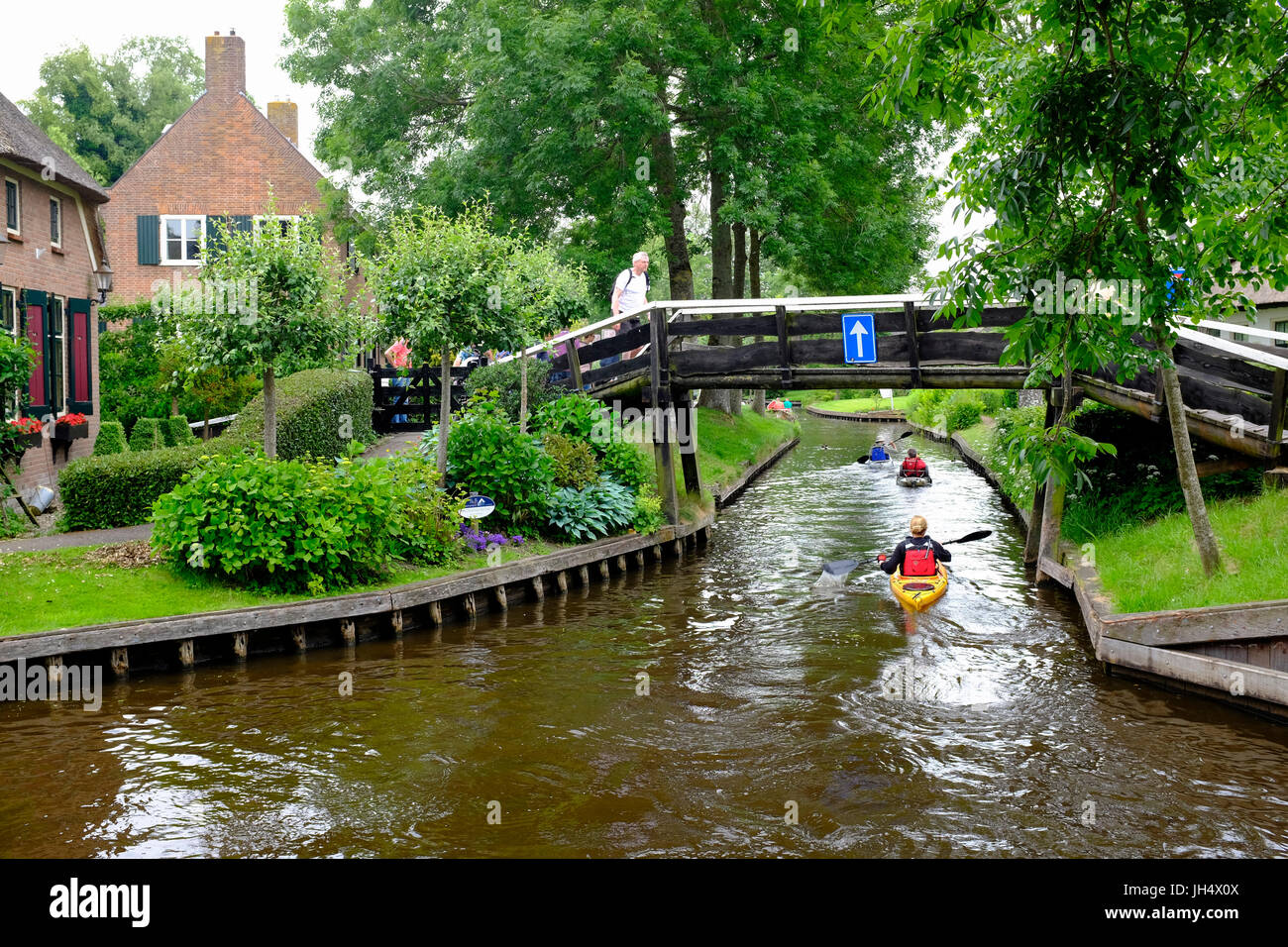 Giethoorn Village Holland Netherlands Also Known As The Venice Of
