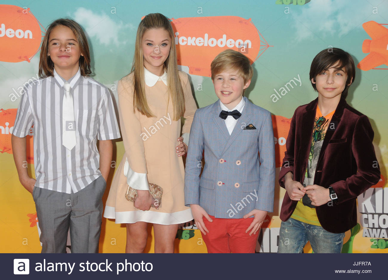 Mace Coronel, Lizzy Greene, Casey Simpson, Aidan Gallagher. The 2016