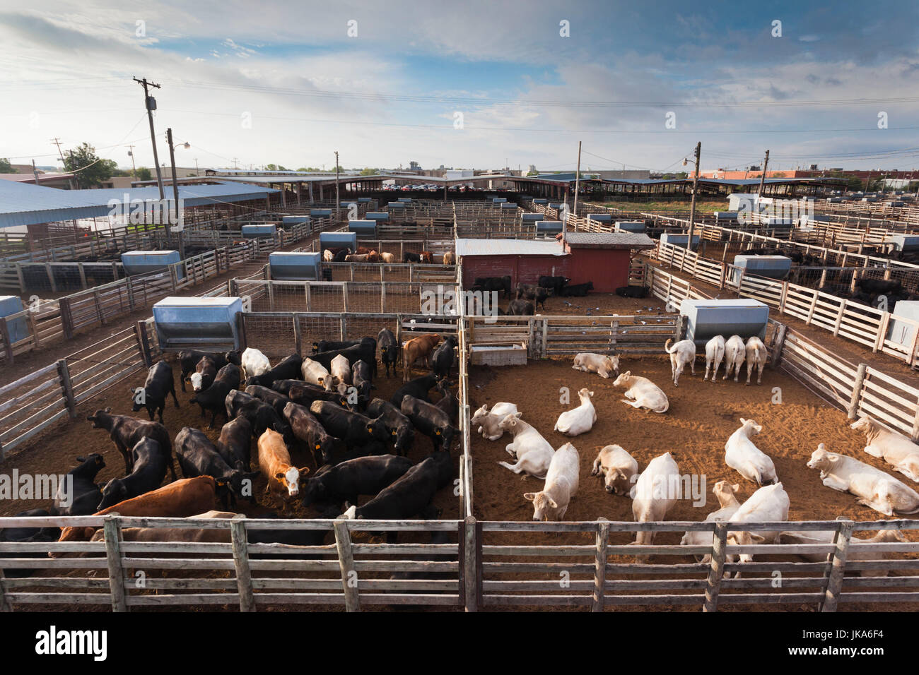 USA, Oklahoma, Oklahoma City, Oklahoma National Stockyards, elevated