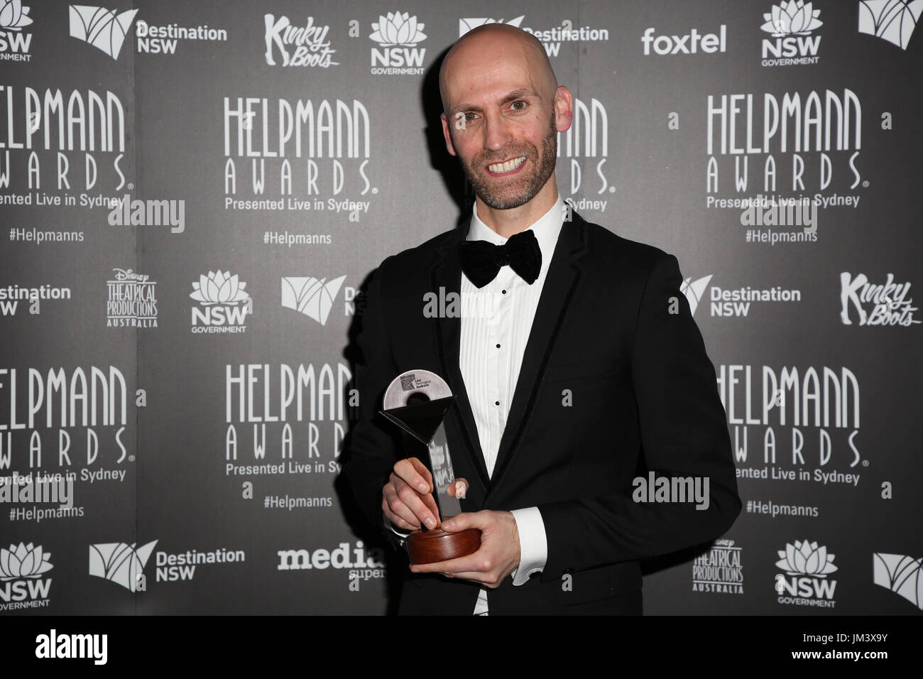 17th Annual Helpmann Awards 2017 Pictured Erin Halyard Pose With