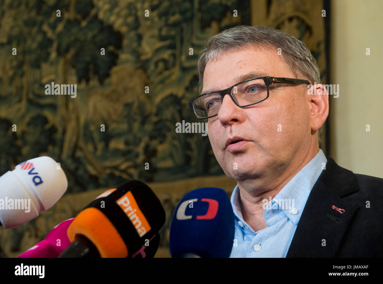 Prague, Czech Republic. 27th July, 2017. Czech Foreign Minister Stock