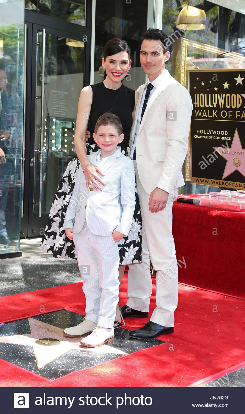 Julianna Margulies, son Kieran Lindsay Lieberthal, husband Keith Stock