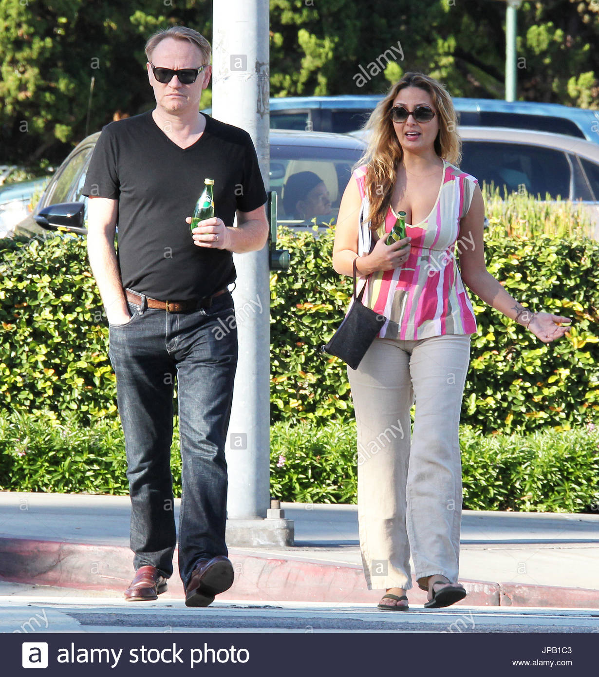 Jared Harris, Allegra Riggio. Jared Harris with wife actress Allegra