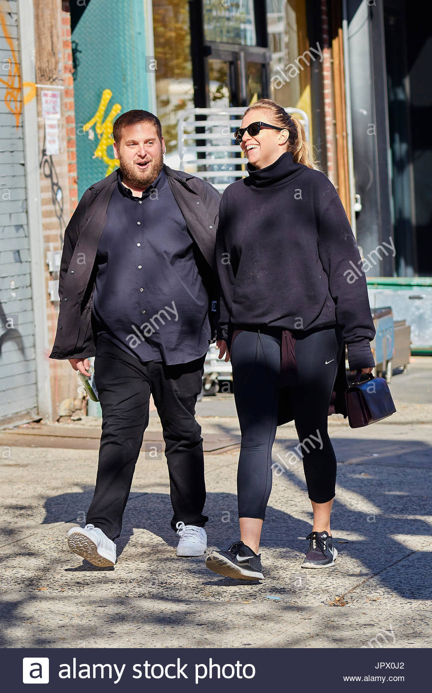 Jonah Hill, Beanie Feldstein. Jonah Hill spotted walking with his Stock
