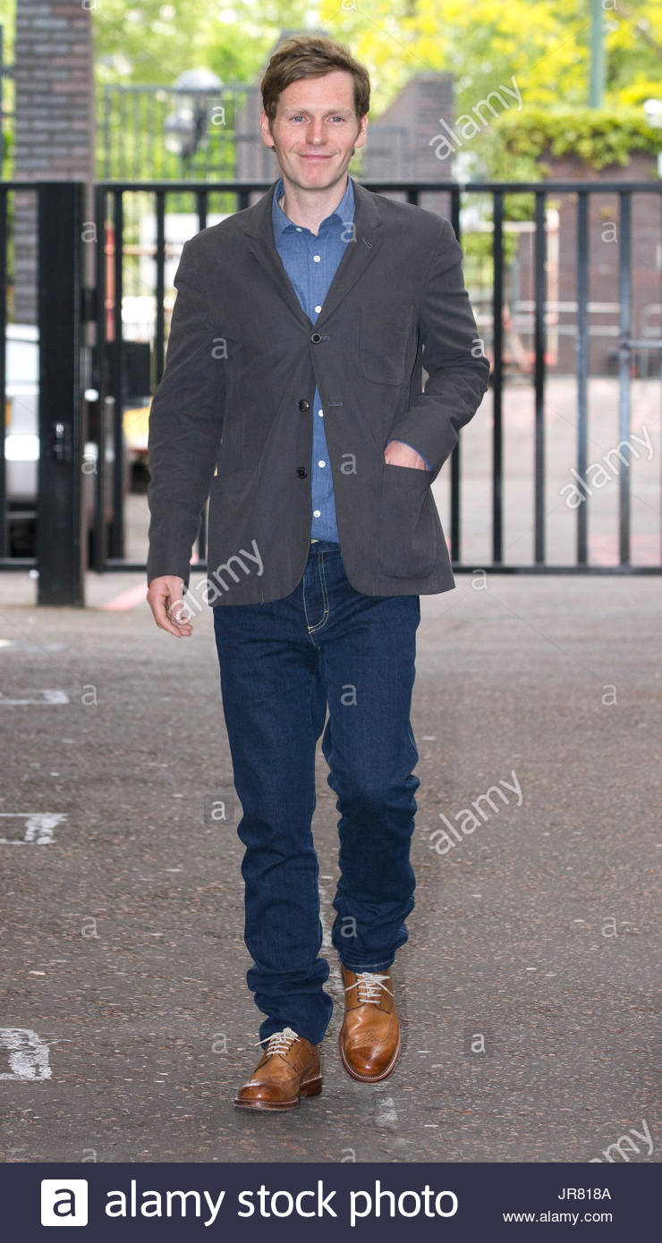 Shaun Evans. Actor Shaun Evans is pictured leaving the ITV studios