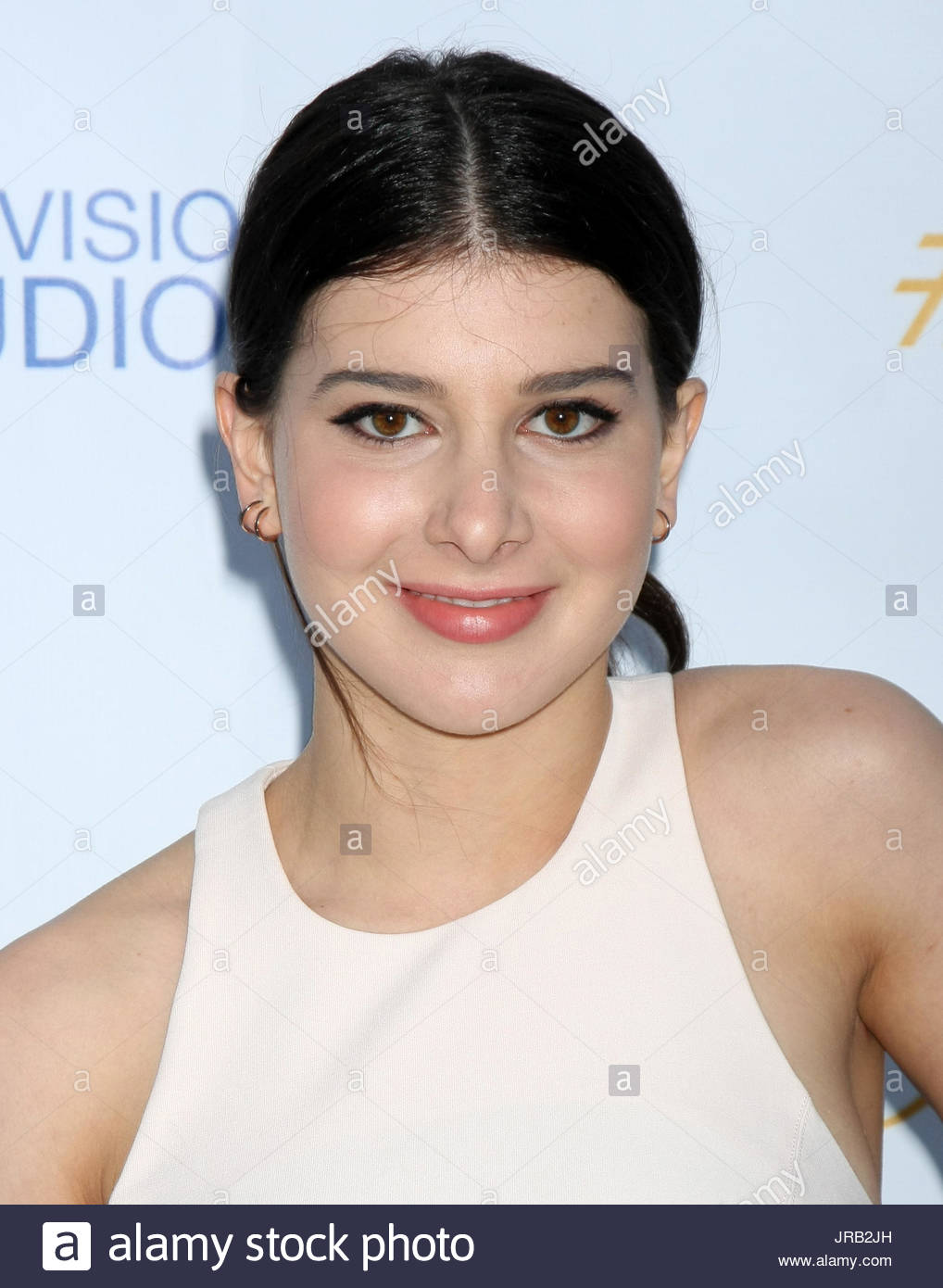 Katherine Herzer. Celebrities arrive at the CBS Television Studios