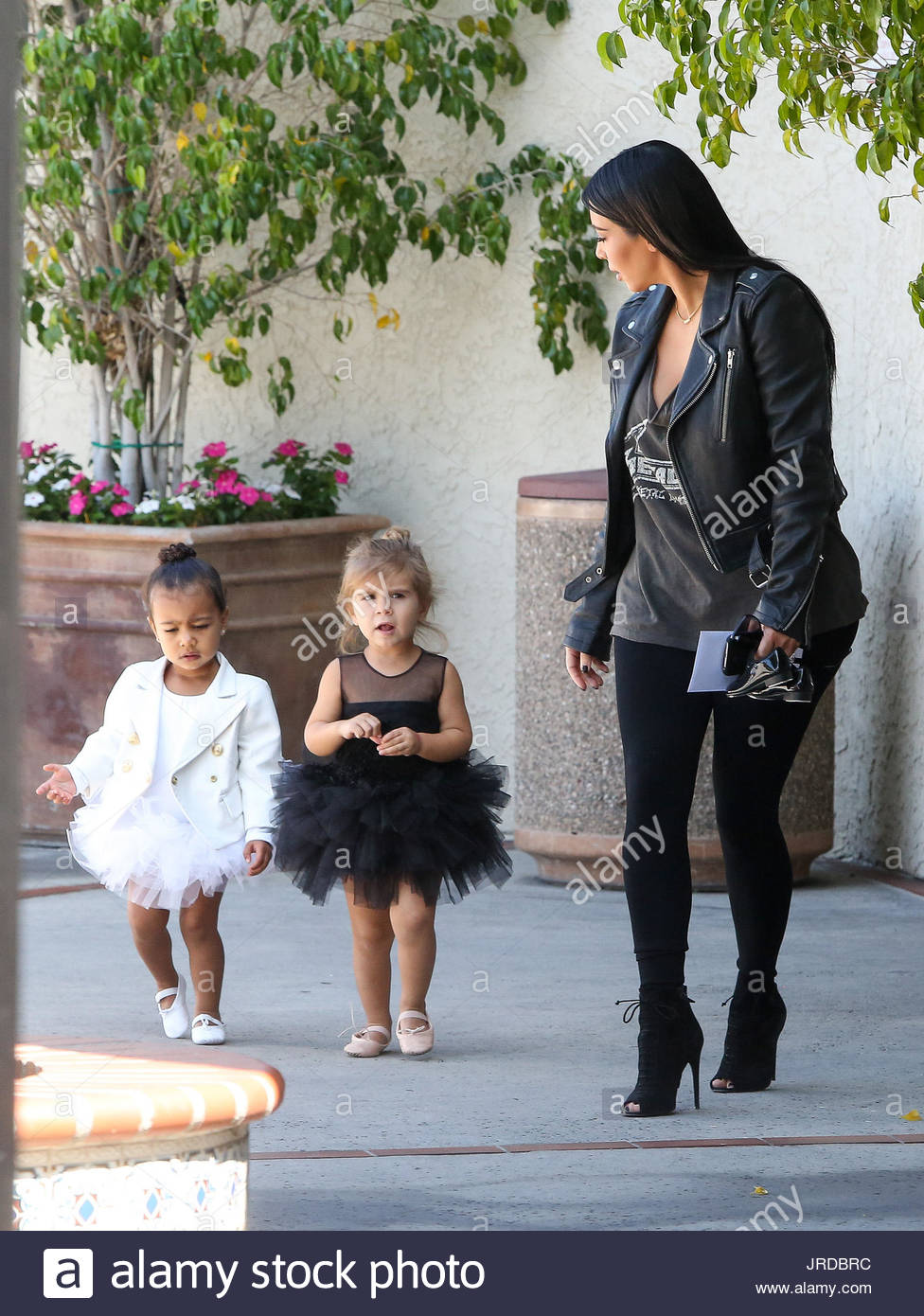 Kim Kardashian, North West, Penelope Disick, Kourtney Kardashian. Kim