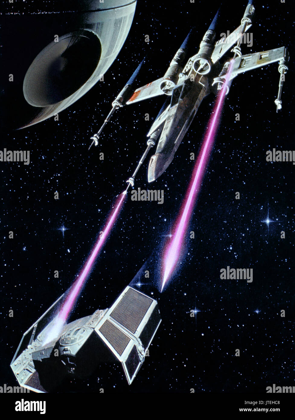 XWING FIGHTER & TIE FIGHTER STAR WARS; STAR WARS EPISODE IV A NEW