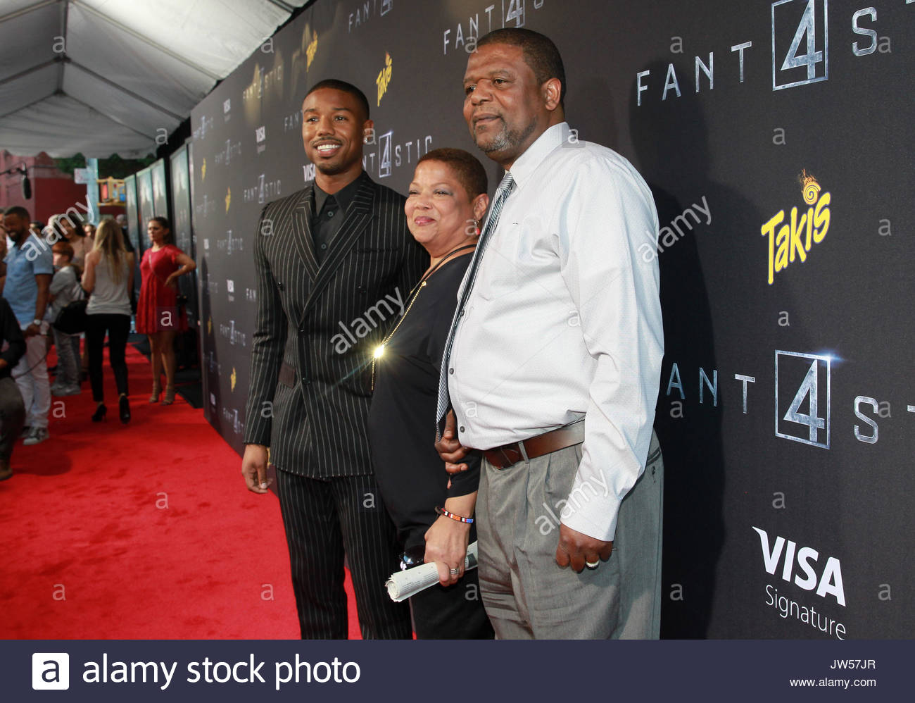 Michael B Jordan And His Parents Stock Photos & Michael B Jordan And(05)