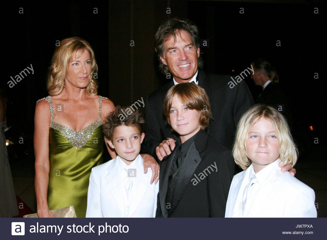 Andy Mill, Chris Evert and sons. Greg and Laura Norman Chris Evert