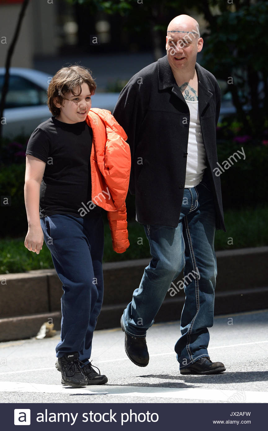 Paul Giamatti and Samuel Giamatti. Cast members on location for "The
