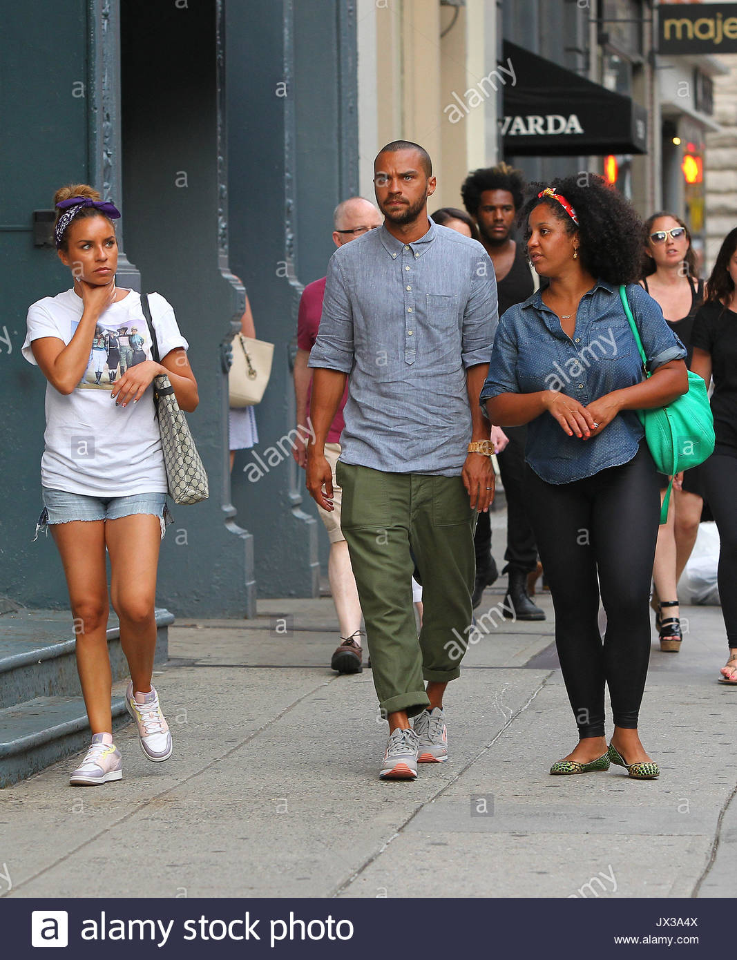 Jesse Williams and Aryn Drake-Lee. Jesse Williams and wife Aryn Stock