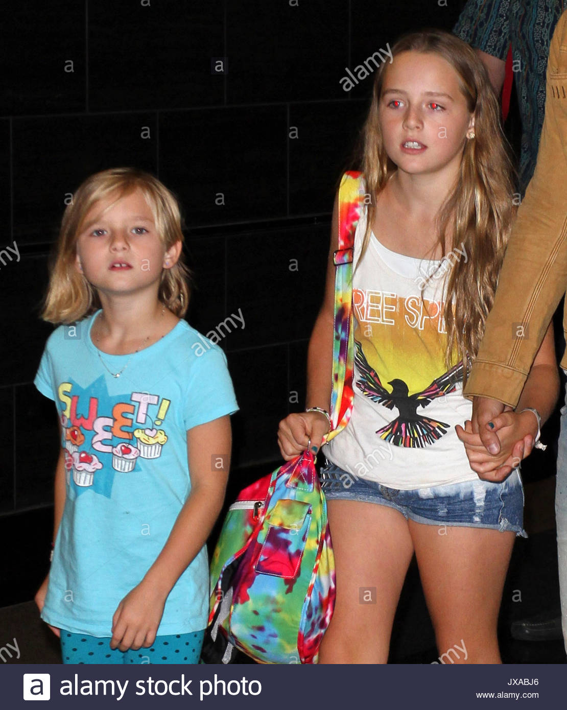 Lola Ray Facinelli and Fiona Eve Facinelli. Peter Facinelli with Stock