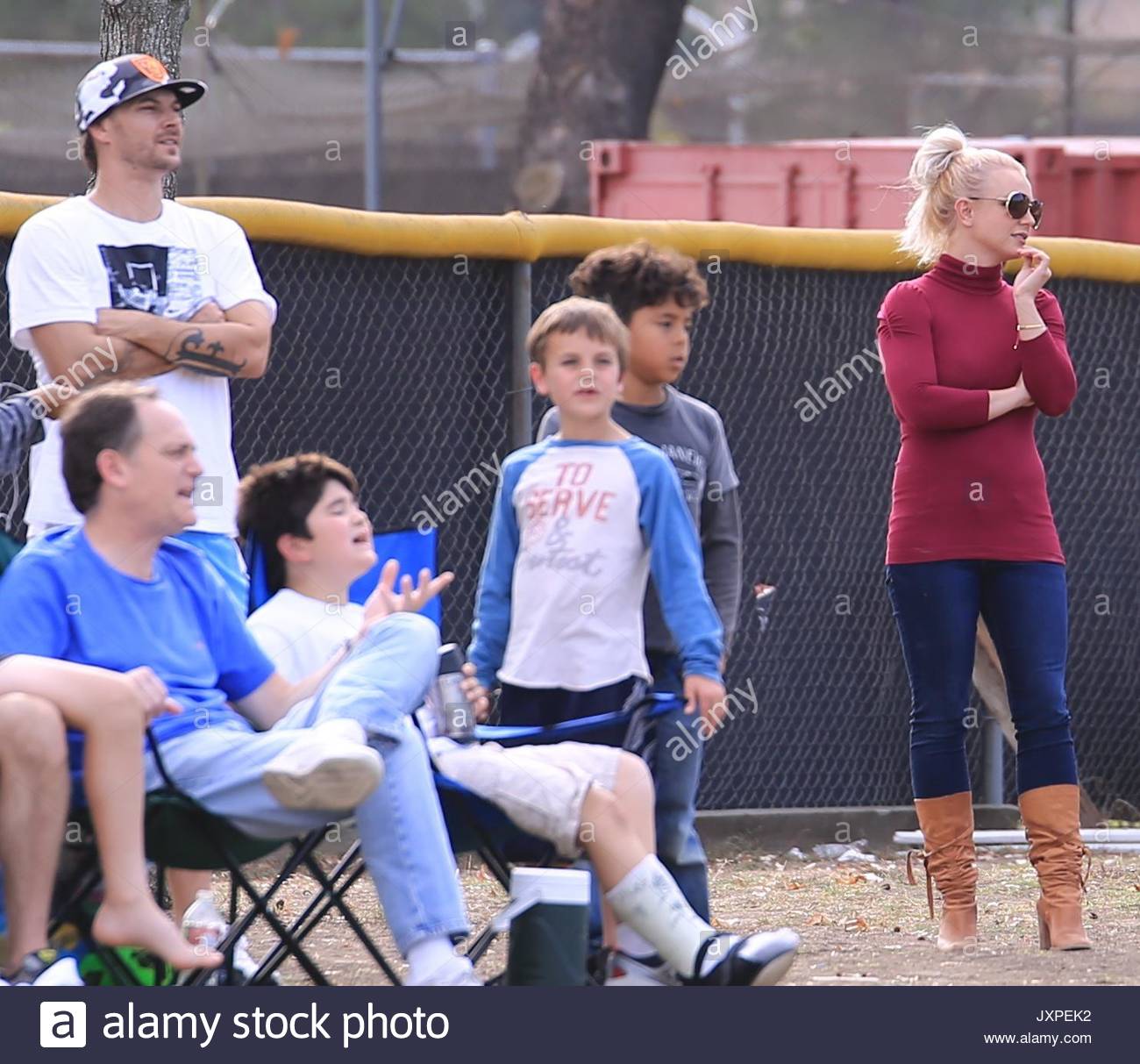 Britney Spears, Kevin Federline, Sean Federline, Kaleb Federline Stock