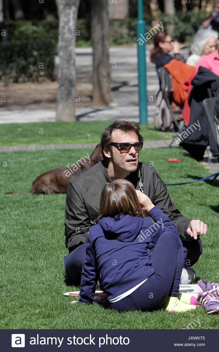 Alessandro Preziosi e la figlia Elena. Alessandro Preziosi con la Stock