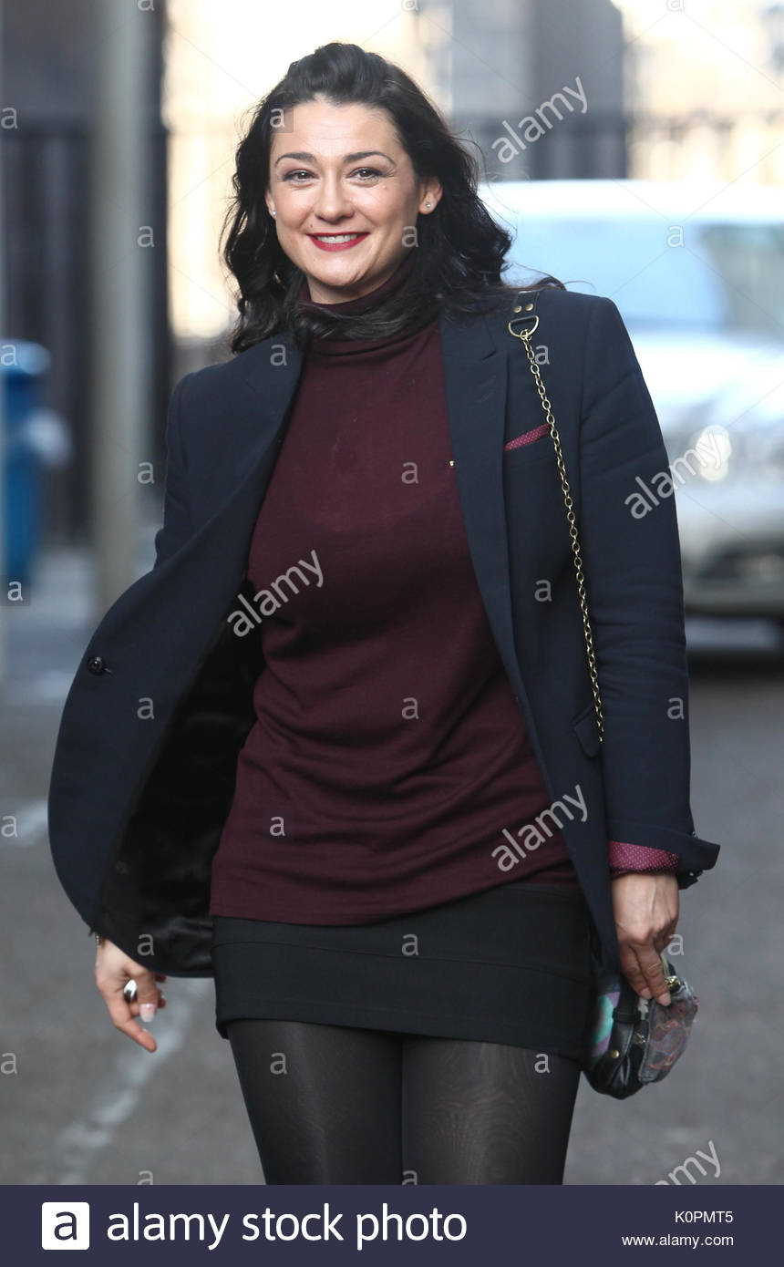 Natalie J Robb. Actress Natalie J Robb is pictured leaving the ITV