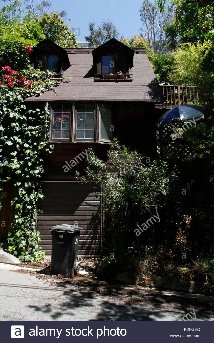 Yvette Vickers' house. General views of the home where former Playboy