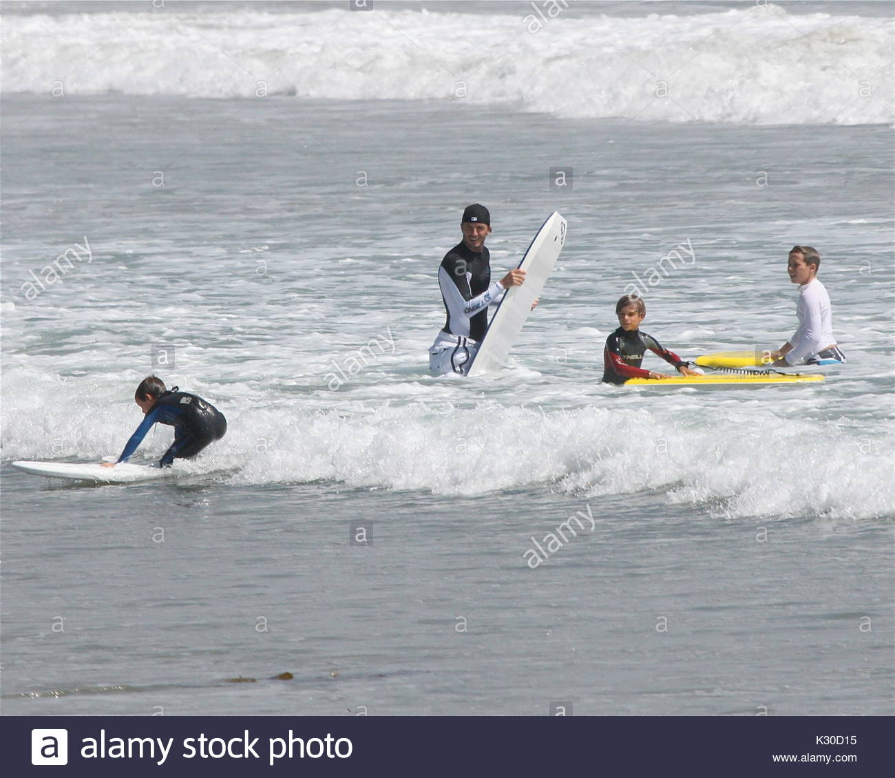 Bodyboarding Children Kids Surfing Stock Photos ...