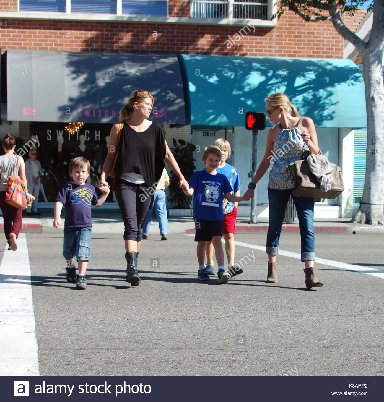 Sharon Stone and sons, Quinn Kelly Stone, Laird Vonne Stone and Roan