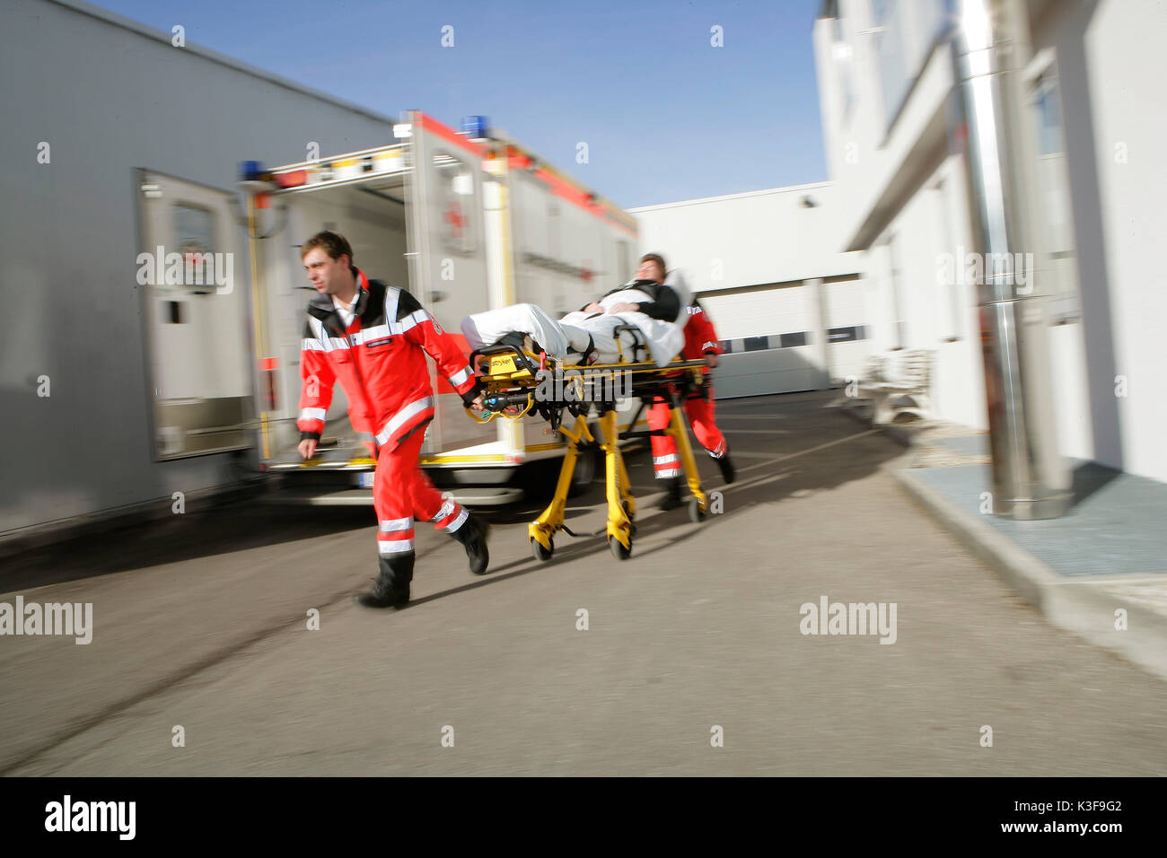 Paramedic Patient In Ambulance Hi Res Stock Photography And Images Alamy