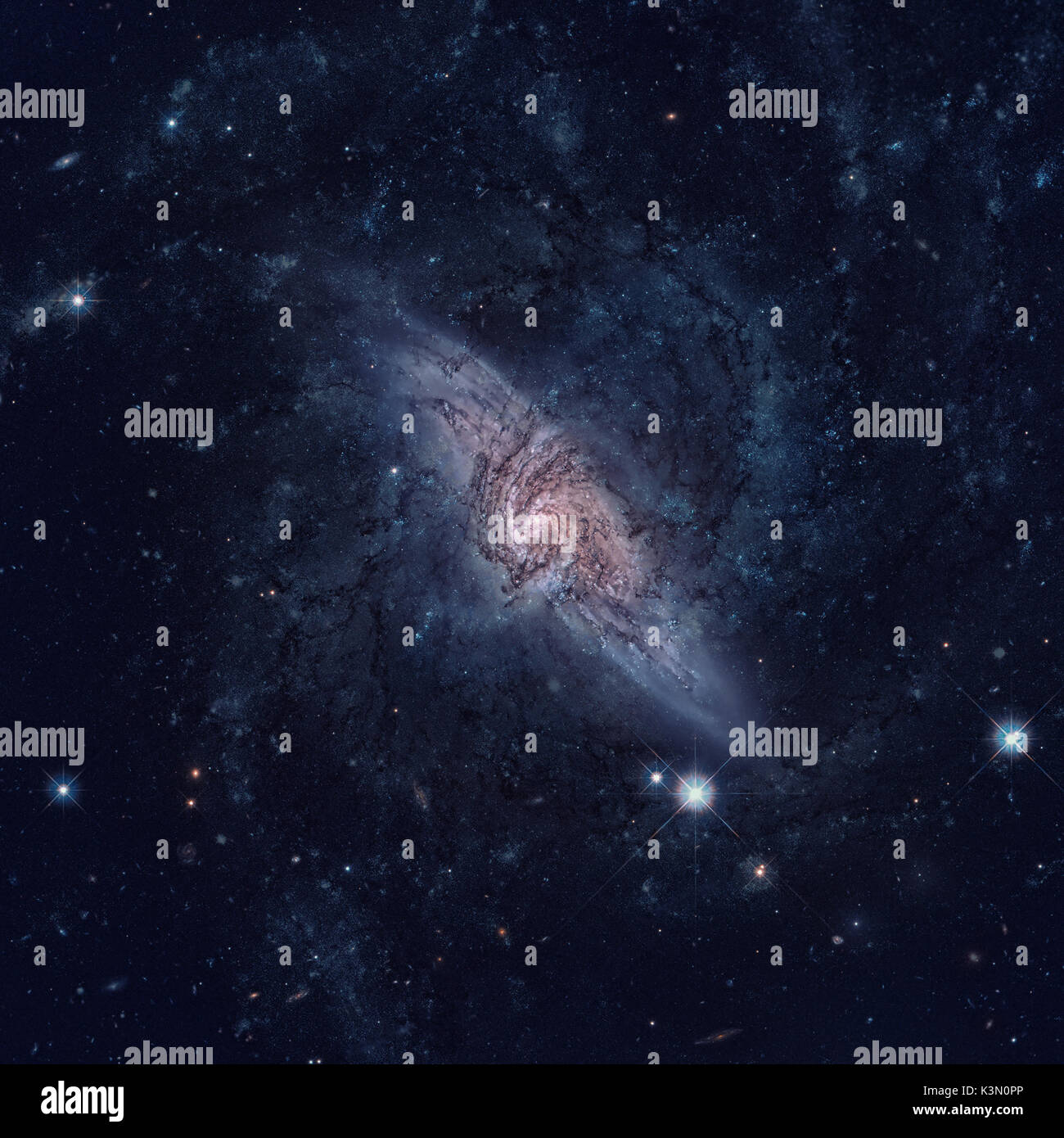 Ngc Is A Pair Of Overlapping Spiral Galaxies Between And