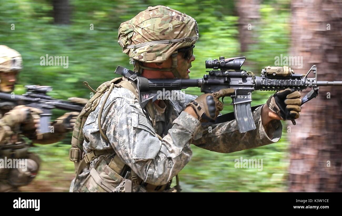 U.S. soldiers participate in a field training exercise at Fort Bragg