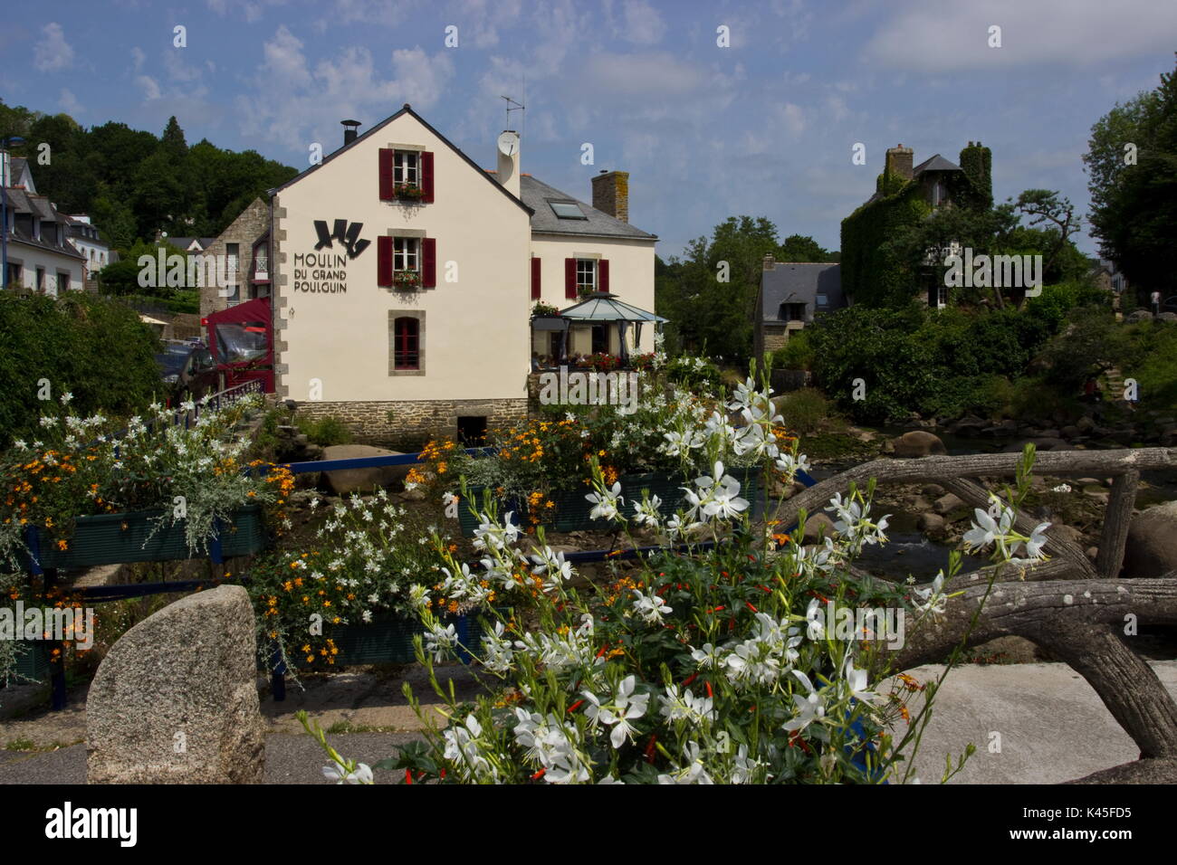 Pont Aven Brittany France Stock Photo Alamy