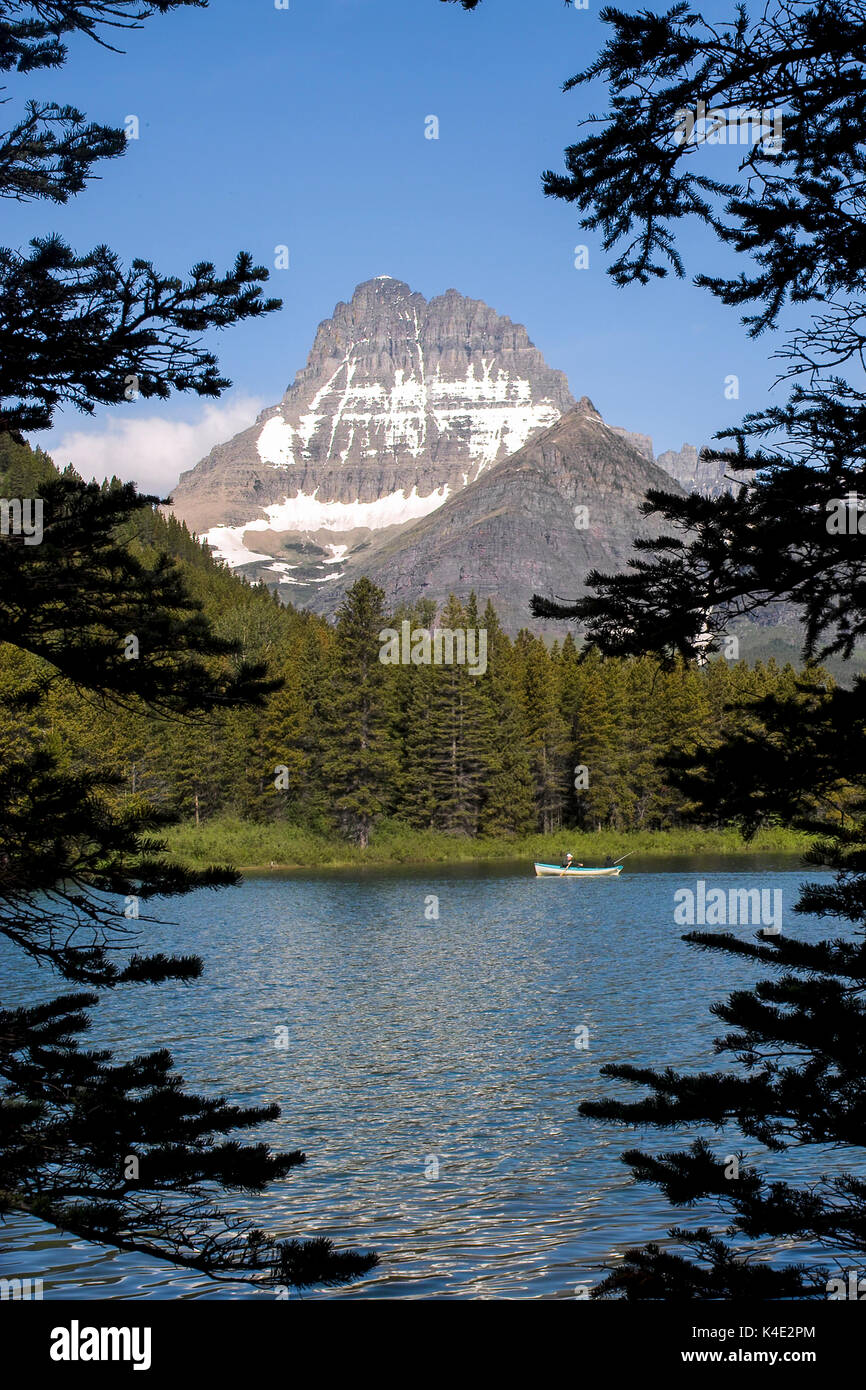 Swiftcurrent Lake And Mt Gould From South Side Of Swiftcurrent Lake