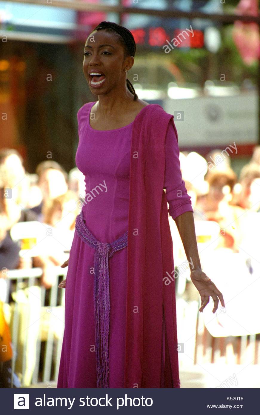 Heather Headley. Heather Headley performs on the Weekend Today Show