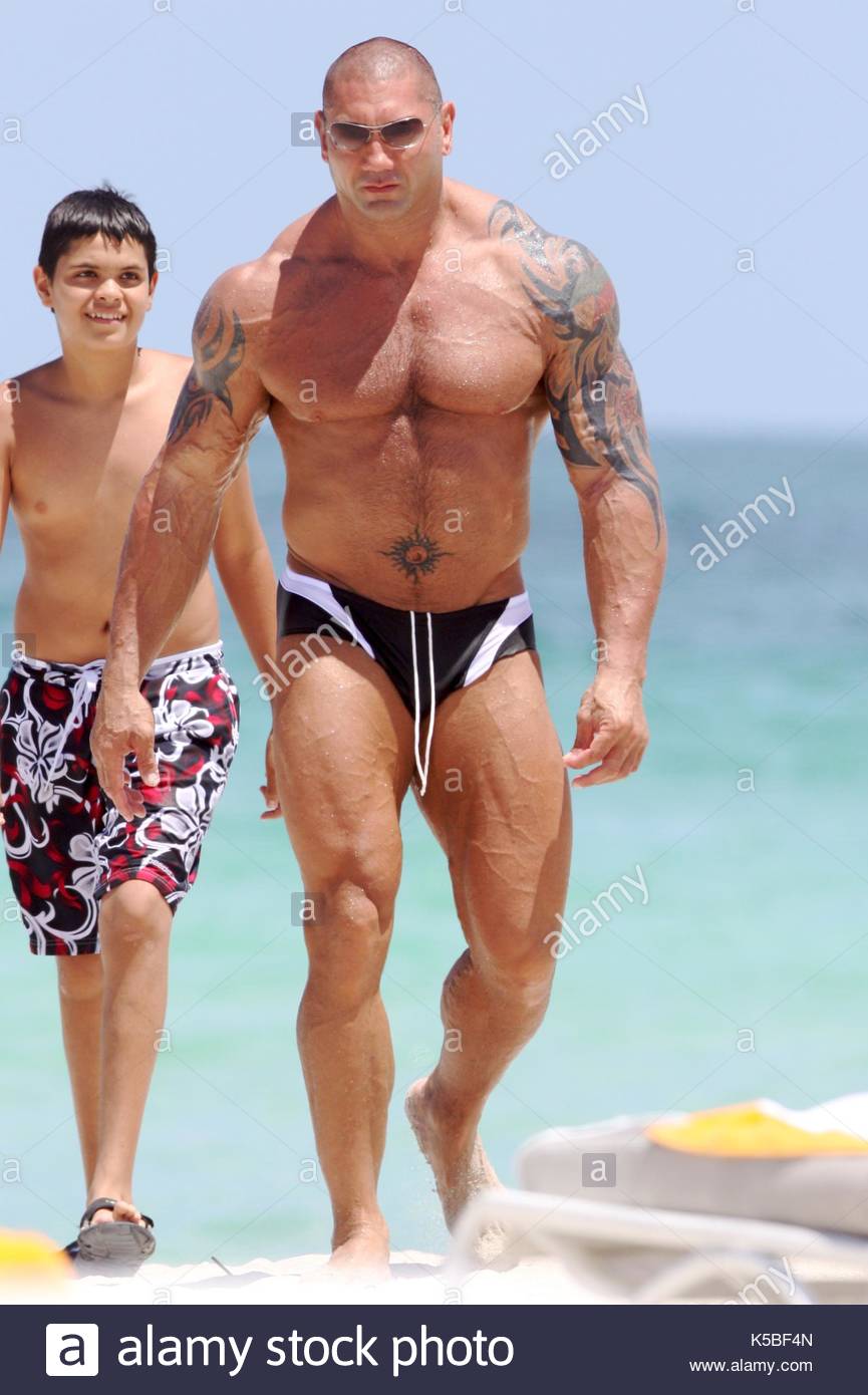 dave batista wrestling star dave batista took a dip in the waters dave batista wrestling star dave batista took a dip in the waters