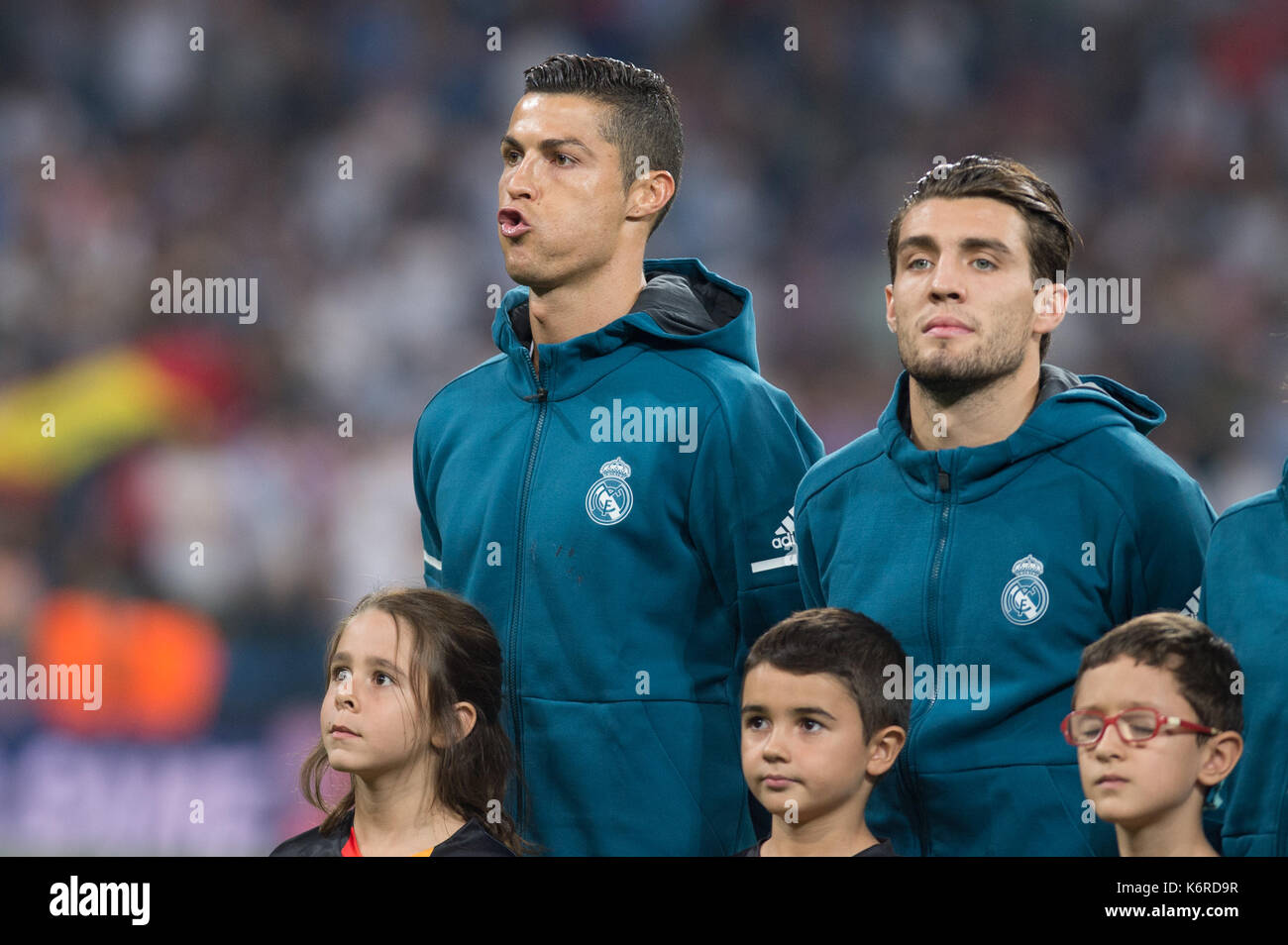 Cristiano Ronaldo and Mateo Kovacic during a Champions League group H