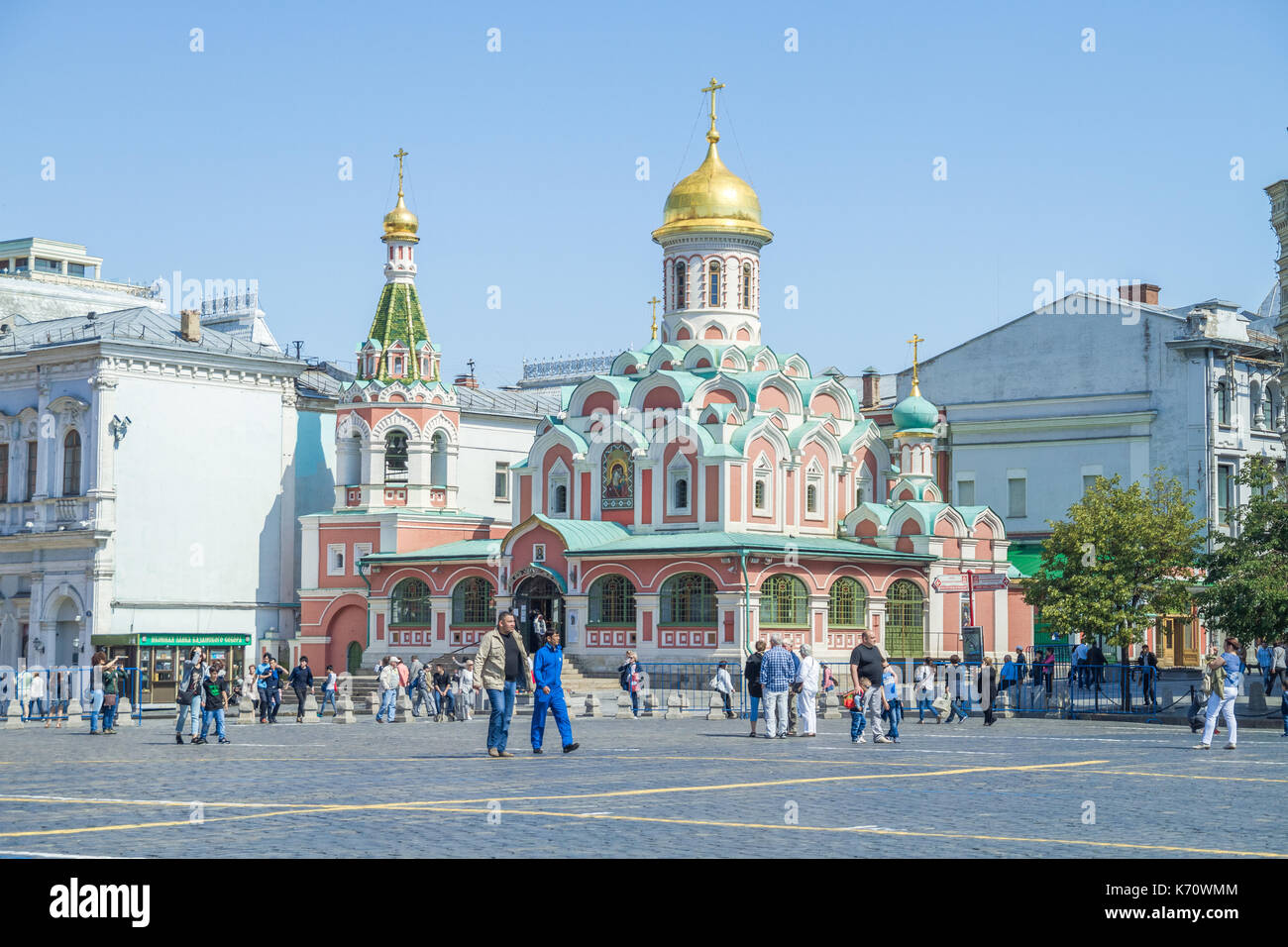 Russia Moscow Urban streets peoples Red Square 2014 Stock Image