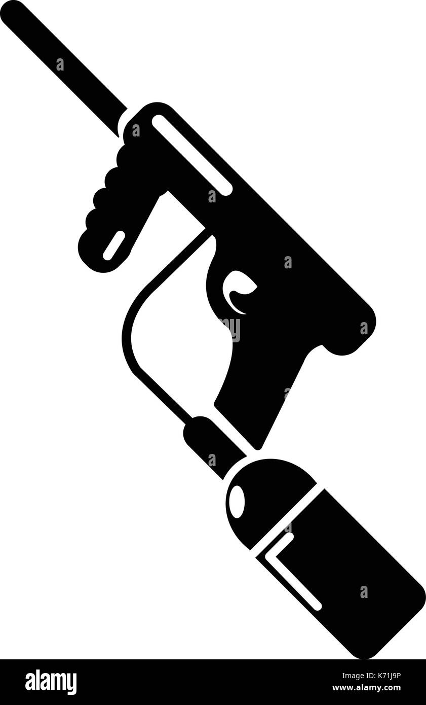 Grunge Paintballgun Simple Paint Gun Black And White Stock Photos Images Alamy