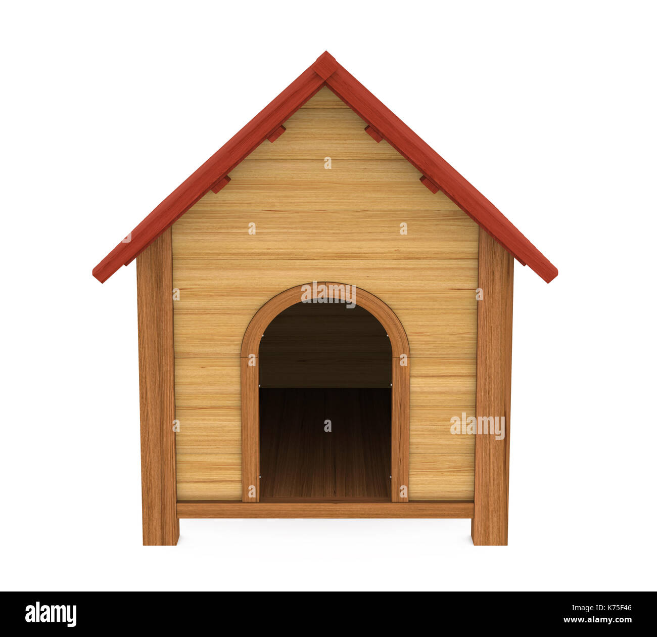 Wooden Dog House Cut Out Stock Images & Pictures Alamy