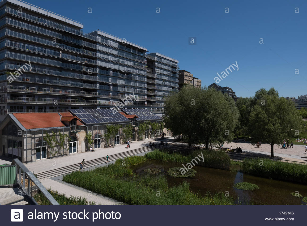 Paris, Parc Martin Luther King, Stadtentwicklungsgebiet Stock Photo ... Paris, Parc Martin Luther King, Stadtentwicklungsgebiet Stock Photo ...