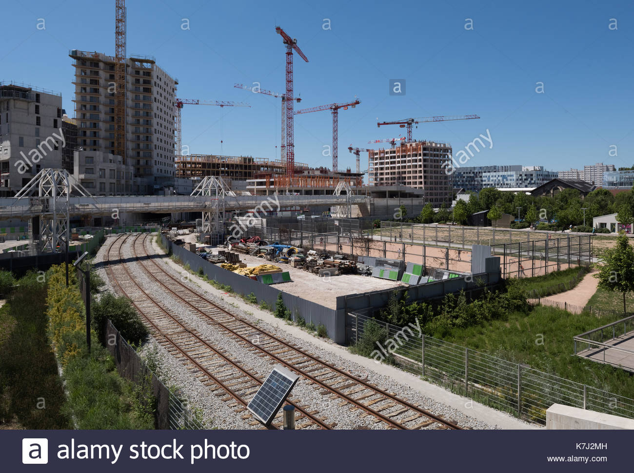 Paris, Parc Martin Luther King, Stadtentwicklungsgebiet Stock Photo ... Paris, Parc Martin Luther King, Stadtentwicklungsgebiet Stock Photo ...