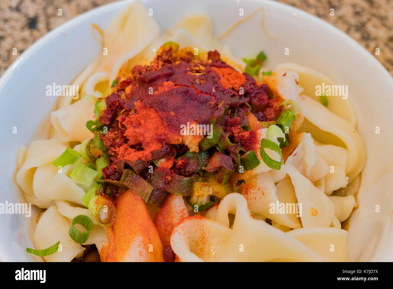 Shaanxi Style Youpo Noodle Is A Famous Chinese Special Style Noodle Ate At Los Angeles California U S A Shaanxi Style Youpo Noodle Is A Famous Chinese Special Style Noodle Ate At Los Angeles California U S A