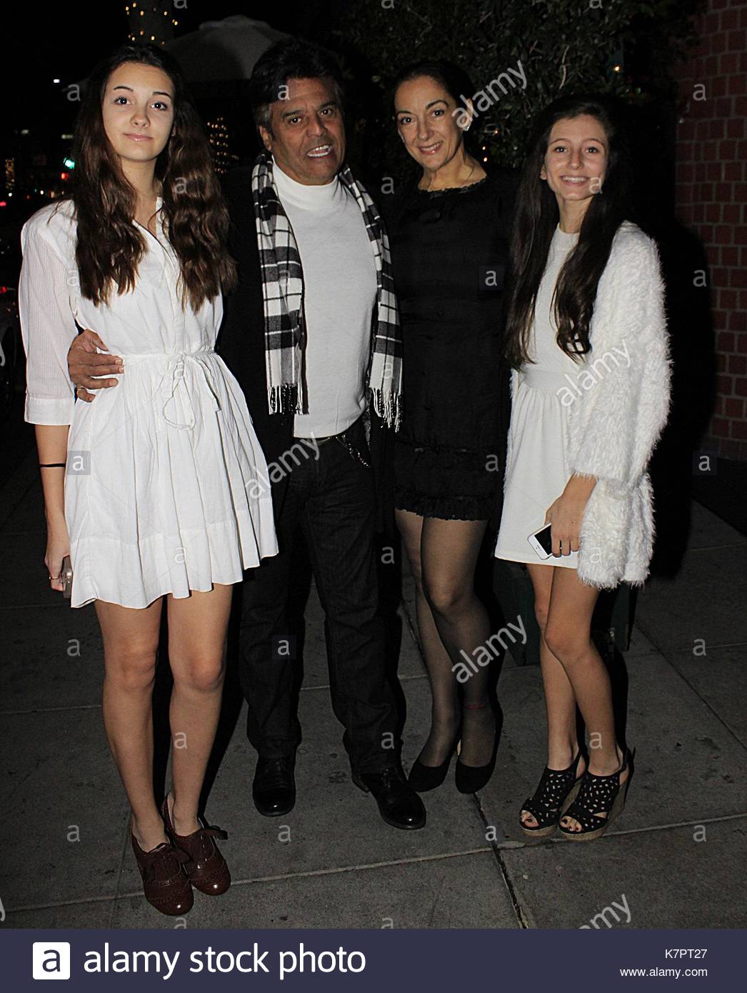 Erik Estrada, Francesca Natalia Estrada and Nanette Mirkovic. Erik