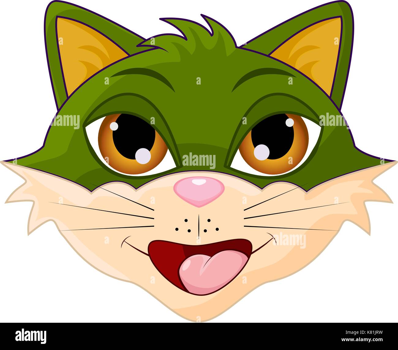 Cat Head Cartoon Stock Photos & Cat Head Cartoon Stock Images - Alamy