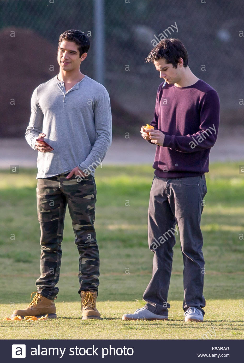 Dylan O'Brien and Tyler Posey. Dylan O'Brien, Tyler Posey and some
