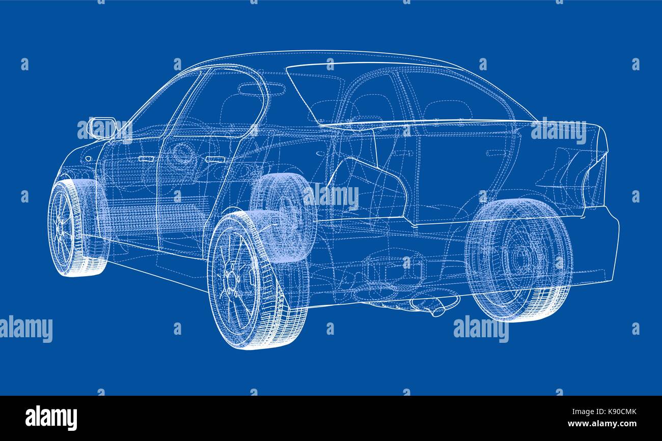 Concept Car Vector Stock Vector Image Art Alamy