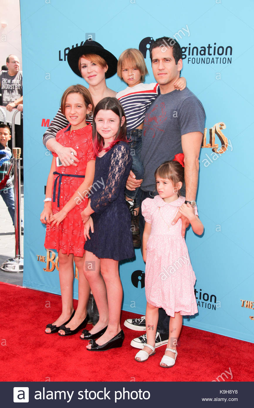Molly Ringwald, Mathilda Ereni Gianopoulos, Roman Stylianos Stock Photo
