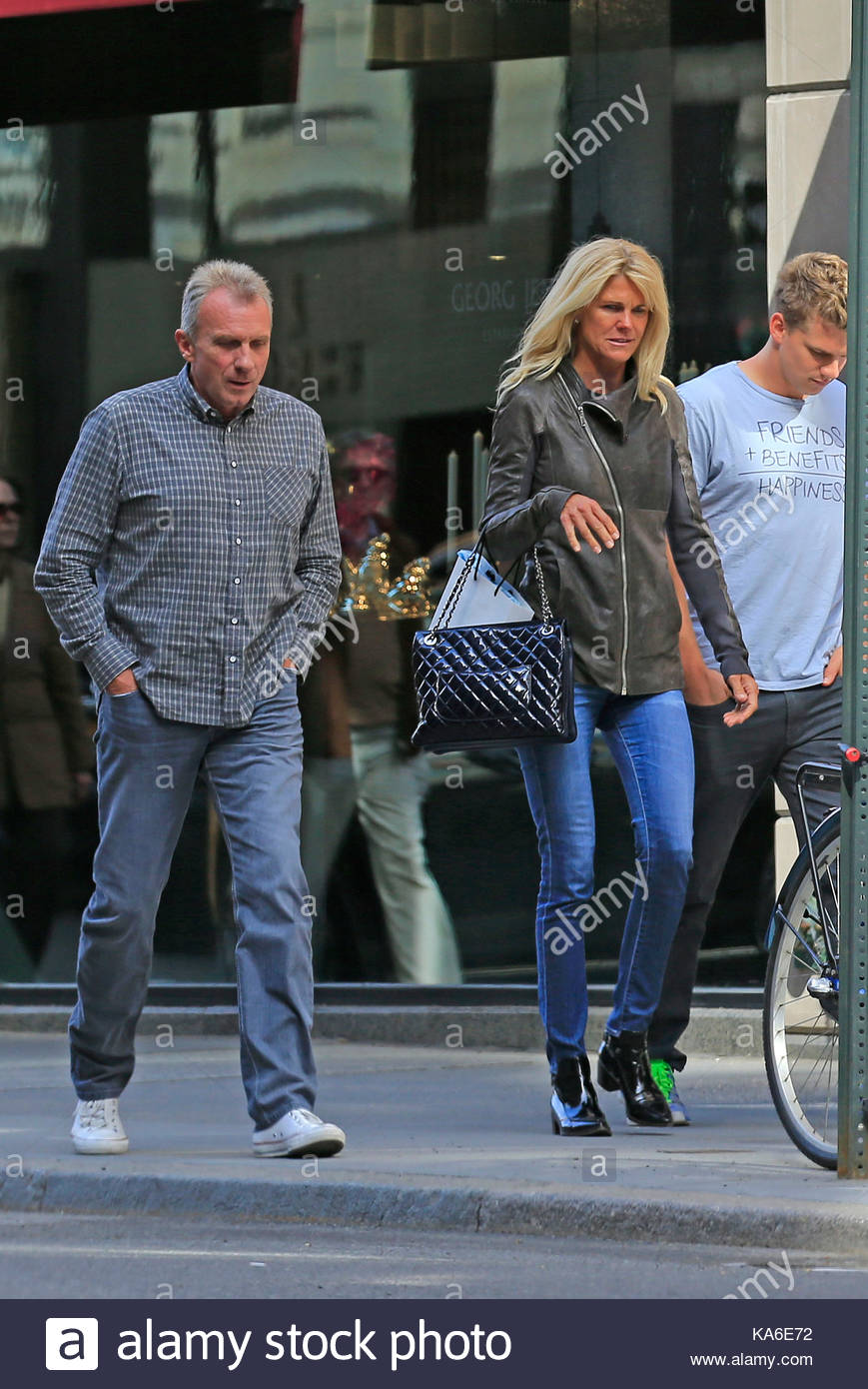 Joe Montana, Jennifer Wallace, Nate Montana and Nicholas Montana. Joe
