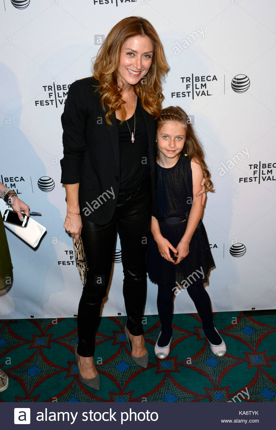 Sasha Alexander, Lucia Sofia Ponti. Sophia Loren and son Edoardo Stock