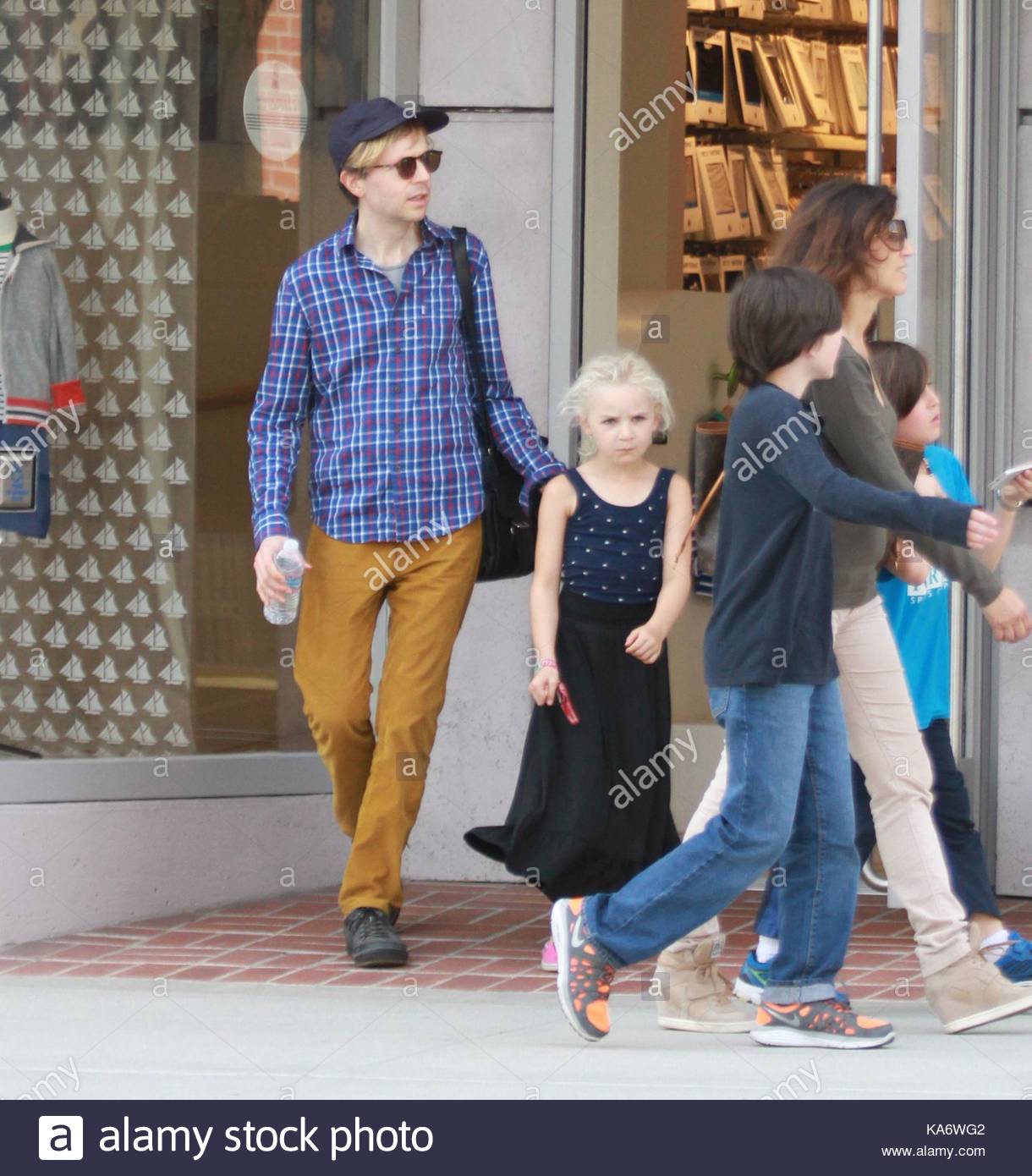 Beck Hansen. Beck Hansen takes his family shopping in Beverly Hills ...
