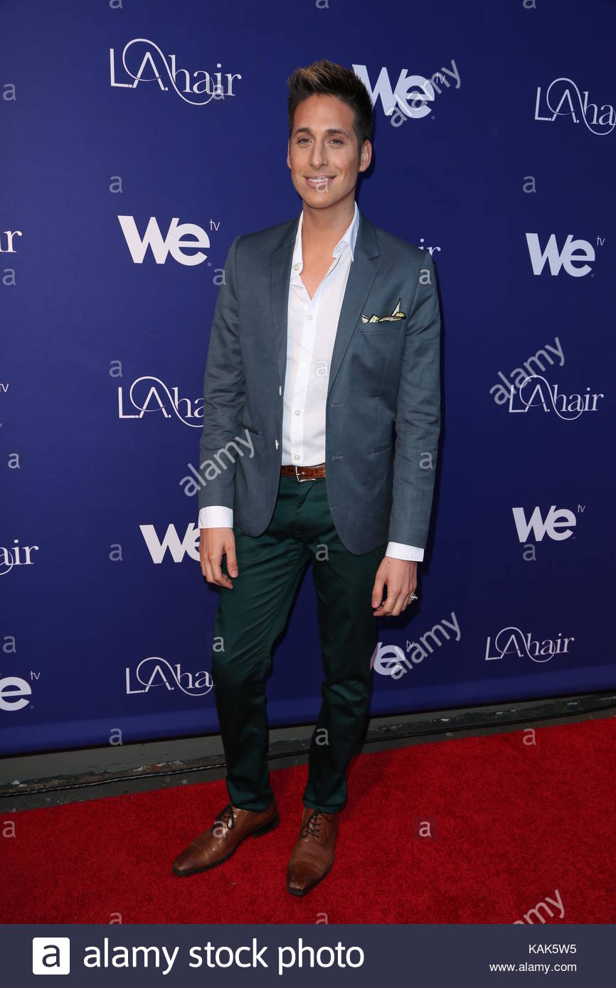 Anthony Pazos WE Tvs LA Hair Season 3 Premiere Event In Stock