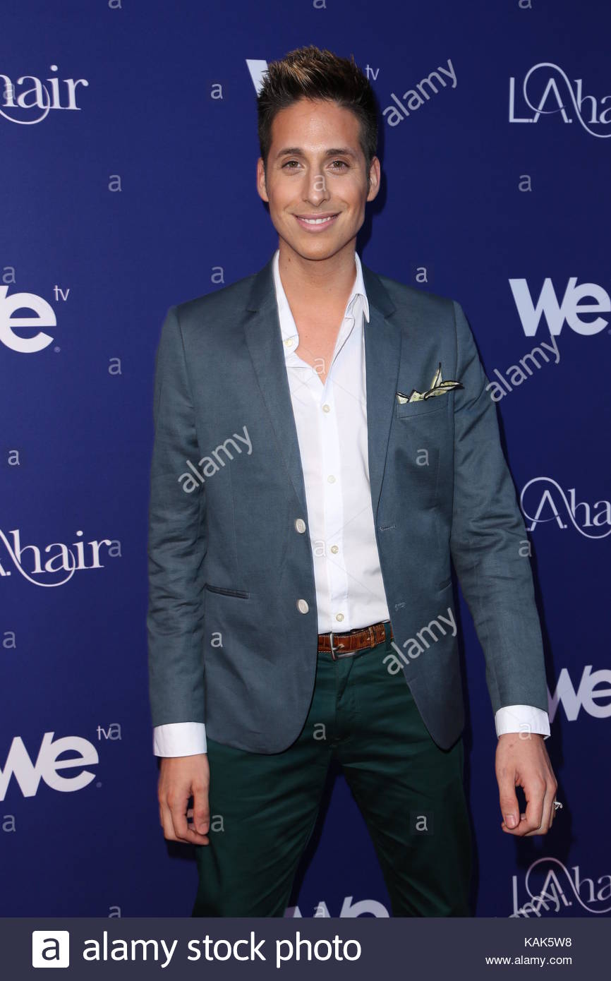 Anthony Pazos WE Tvs LA Hair Season 3 Premiere Event In Stock
