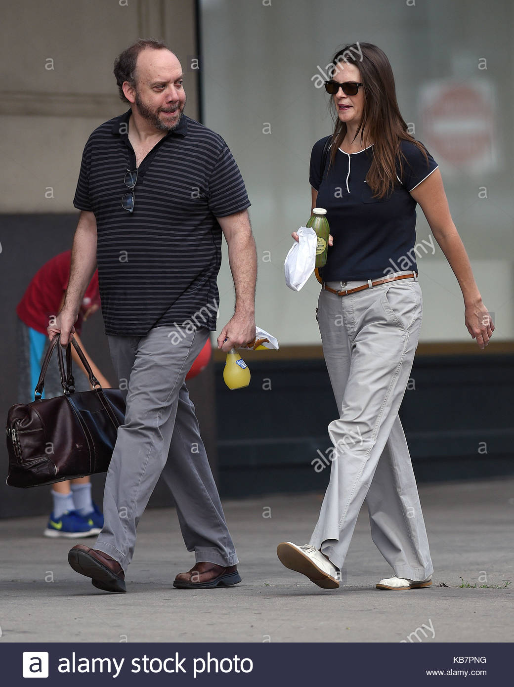 Paul Giamatti and Elizabeth Giamatti. Paul Giamatti and wife Stock