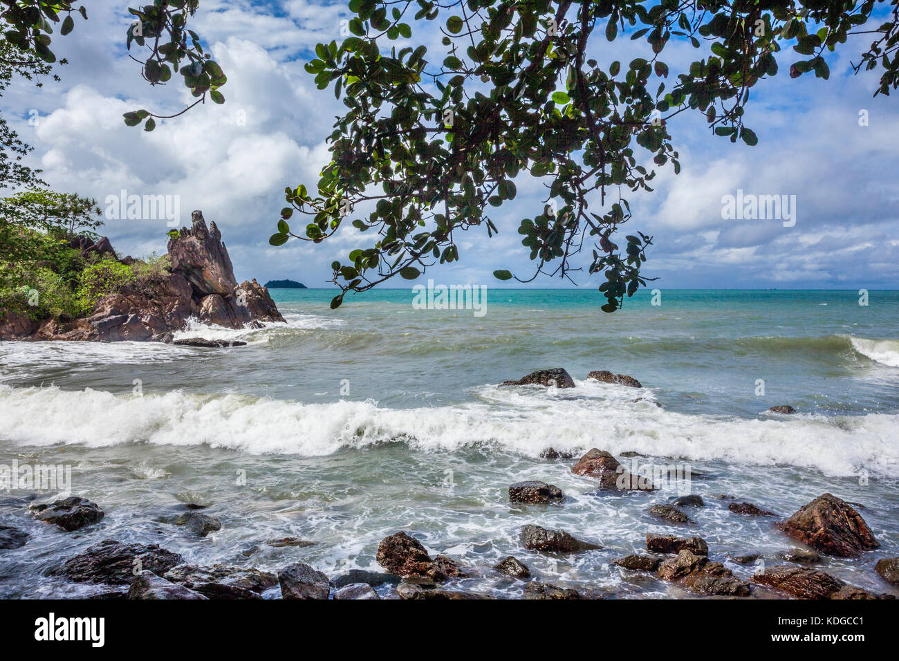 Thailand Trat Province Tropical Island Of Koh Chang In The Gulf Of