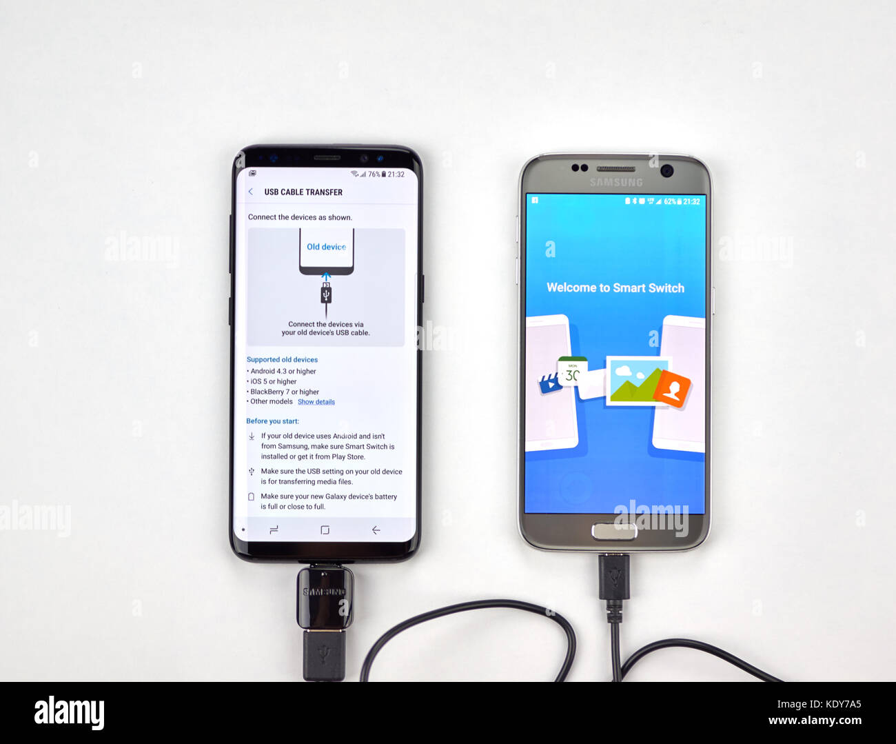 Samsung Galaxy S7 Edge Stock Photos for Smart Switch Cable
55dqh Samsung Galaxy S7 Edge Stock Photos for Smart Switch Cable
55dqh